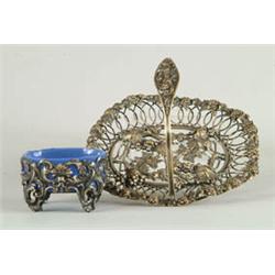 Lot# 250  TWO FANCY SILVER PIECES.  