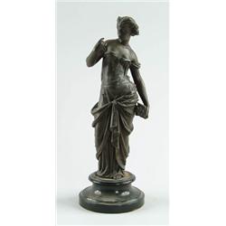 Lot# 251  VICTORIAN METAL STATUE.  