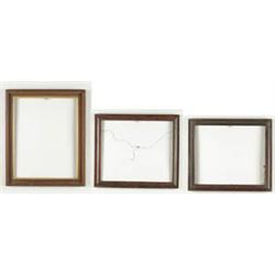 Lot# 252  THREE ANTIQUE FRAMES.  