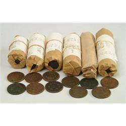 Lot# 257  COINS: LOT OF 193 U.S. LARGE CENTS AND 54 TWO-CENT PIECES.  