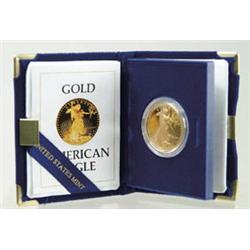 Lot# 270  COINS: TWO 1986 GOLD AMERICAN EAGLES.  