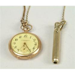 Lot# 282  FRANK A. ANDREWS BOSTON OPEN FACE POCKET WATCH.  