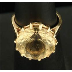 Lot# 328  14K AND SPHALERITE RING.  