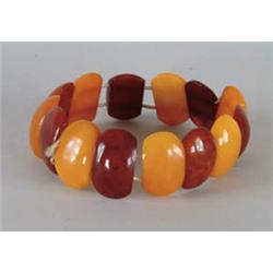 Lot# 331  AMBER BRACELET.  
