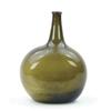 Image 1 : Lot# 380  OLIVE GLASS CHESTNUT TYPE BOTTLE.  