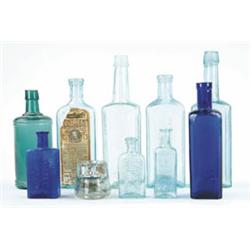 Lot# 399G.  LOT OF TEN MISCELLANEOUS BOTTLES.  