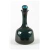 Image 1 : Lot# 399L.  EMERALD GREEN COLOGNE BOTTLE.  