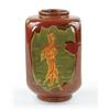 Image 1 : Lot# 407  WELLER DICKENS WARE ART POTTERY VASE.  