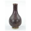 Image 1 : Lot# 423  ART POTTERY DECORATED GOURD VASE BY VOLKMAR.  