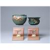 Image 1 : Lot# 454  FOUR ROSEVILLE PIECES.  