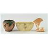 Image 1 : Lot# 462  THREE PIECES OF WELLER POTTERY.  
