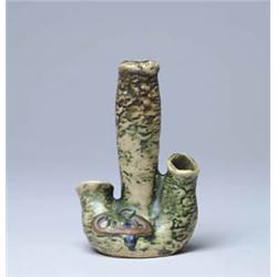 Lot# 468  ROSEVILLE IMPERIAL TRIPLE BUD VASE.  