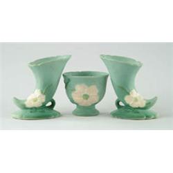 Lot# 470  THREE PIECES OF WELLER POTTERY.  