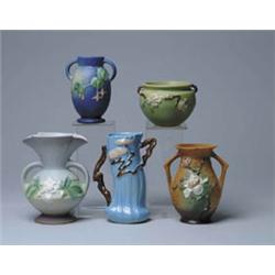 Lot# 476  FIVE PIECES OF ROSEVILLE.  