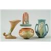 Image 1 : Lot# 477  FOUR PIECES OF ROSEVILLE POTTERY.  