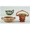 Image 1 : Lot# 481  THREE PIECES OF ROSEVILLE POTTERY.  