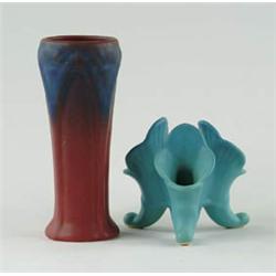 Lot# 491  TWO PIECES OF VAN BRIGGLE POTTERY.  