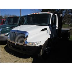 2007 INTERNATIONAL 4300 FLATBED DUMP, VIN/SN:1HTMMAAL47H463374 - S/A, IHC DIESEL ENGINE, A/T, 17' FL
