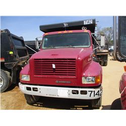 1997 INTERNATIONAL 4700 DUMP, VIN/SN:1HTSCAAN6VH491489 - S/A, INTERNATIONAL DIESEL ENGINE, 6 SPEED T