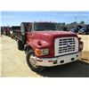 Image 2 : 1995 FORD F SERIES DUMP, VIN/SN:1FDNF80C2SVA04744 - FORD DIESEL ENGINE, 5 SPD TRANS, 14' DUMP BODY,