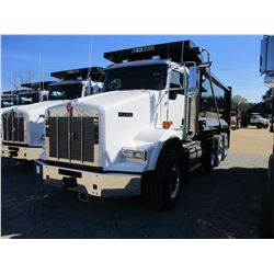 2018 KENWORTH T800 DUMP, VIN/SN:1NKDL40XXJJ203694 - TRI-AXLE, 500 HP CUMMINS X15 ENGINE, ALLSION 450