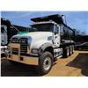 Image 1 : 2017 MACK GU713 DUMP, VIN/SN:1M2AX07C3HM061410 - TRI-AXLE, 455 HP MACK MP8 ENGINE, ALLISON 4500 RDS