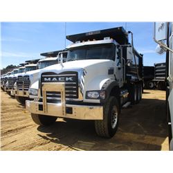 2017 MACK GU713 DUMP, VIN/SN:1M2AX07C0HM036545 - TRI-AXLE, 455 HP MACK MP8 ENGINE, ALLISON 4500 RDS