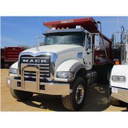 2017 MACK GU713 DUMP, VIN/SN:1M2AX07C4HM036483 - T/A, 455 HP MACK MP8 ENGINE, ALLISON 4500 RDS A/T,