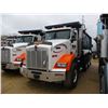 Image 1 : 2007 KENWORTH T800 DUMP, VIN/SN:1NKDXUEX17J175001 - TRI-AXLE, 470 HP CAT C13 ENGINE, 8LL TRANS, 46K