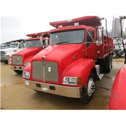 2007 KENWORTH T300 DUMP, VIN/SN:2NKMLD9X77M197485 - T/A, C7 CAT DIESEL ENGINE, A/T, 40K REARS, 14,60