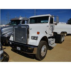 2008 FREIGHTLINER TRUCK TRACTOR, VIN/SN:1FUJALCK58DZ95543 - T/A, DETROIT S60 ENGINE, 10 SPEED TRANS,