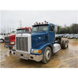 1995 PETERBILT 377 TRUCK TRACTOR, VIN/SN:1XPCDB8X5SN374090 T/A, 3406 CAT DIESEL ENGINE, 8LL TRANS, 3