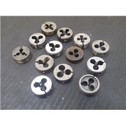 Lot of 1" Diameter Round Dies
