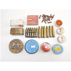 ASSORTED PELLETS & BRASS