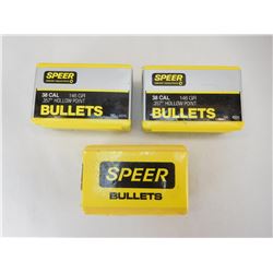 SPEER .38 CAL BULLETS