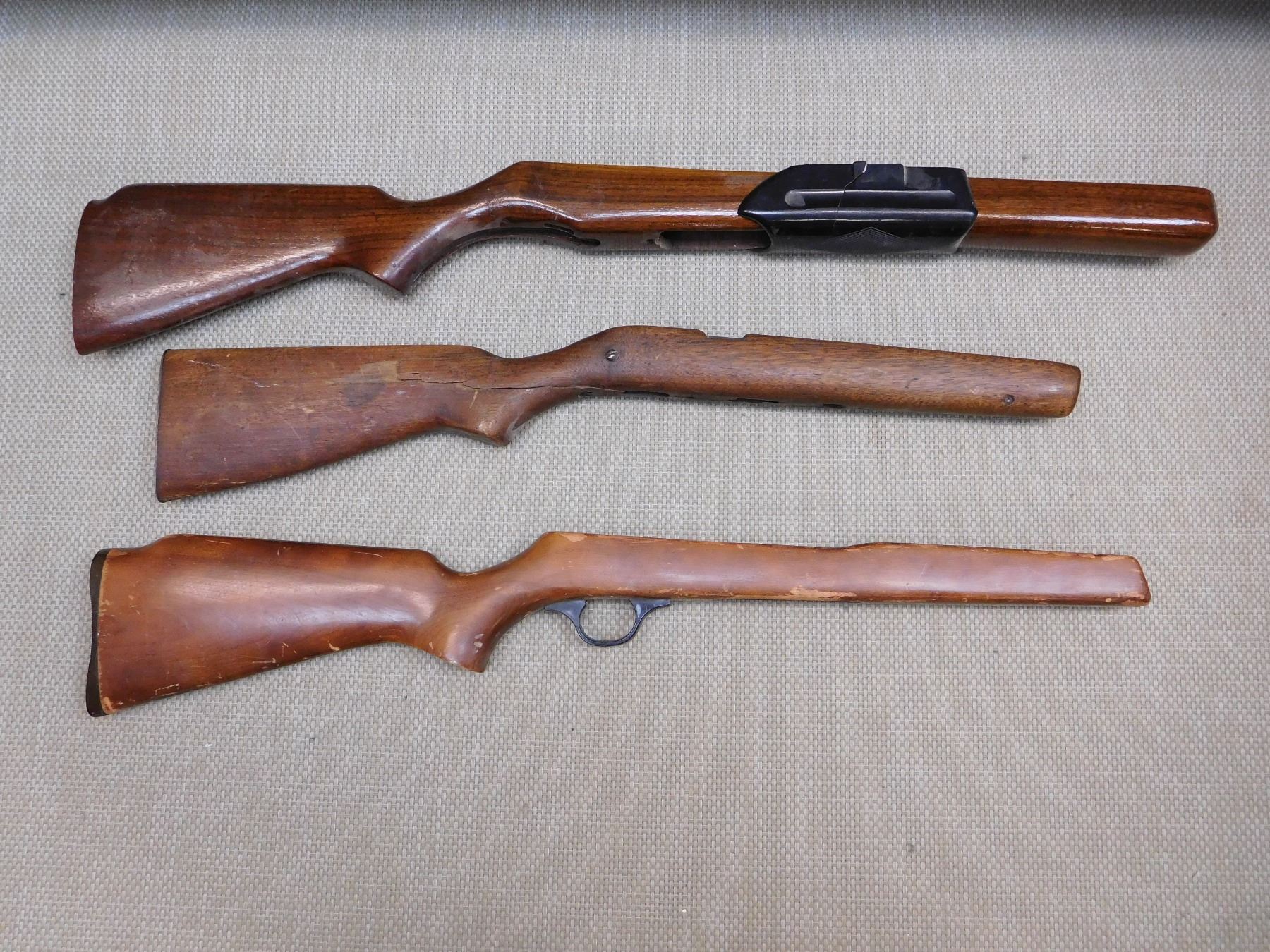 ASSORTED WOODEN GUN STOCKS