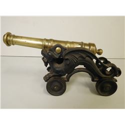 CANNON ON ROLLING CARRIAGE