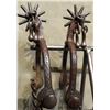 Buermann youth iron spurs, jingle bobs and chains