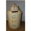 Image 1 : RW 5 gal pickle jar, 4" wing, small chip on lid, chips on baswe
