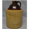 North Star 1 gal brown top jug, bottom marked, few chips & RW 1 gal jug, older, bottom marked, repai