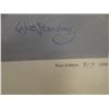Image 3 : Standing, Wm. Signed and number print, 917/1000, framed