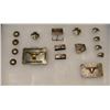 Image 1 : Sterling silver belt buckles and conchos, assorted
