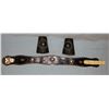 Image 1 : Child's bronc belt and cuffs, 28" belt