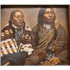 Image 3 : 3 L. A. Huffman framed prints: Man on Hill and Wife; and Cheyenne Brave Wolf and Wife,  LU Bar Cook 