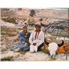 Image 4 : 3 L. A. Huffman framed prints: Man on Hill and Wife; and Cheyenne Brave Wolf and Wife,  LU Bar Cook 