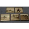 5 Vintage rodeo photo prints, framed, Range Riders Museum, Miles City, MT