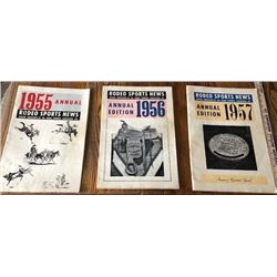 Rodeo Sports News Annual Editions, 1955 - 2017, great rodeo history!