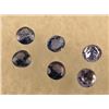 6 Yogo Sapphires, .54 ct tw/2.5 mm each