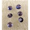 Image 1 : 6 Yogo Sapphries, .53 ct tw/2.5 mm each
