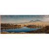 Farrar, Burton  - Great Falls artist deceased, oil on canvas, On The Missouri River, 13" x 32",  est